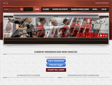Tablet Screenshot of amplifygymnastics.com